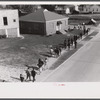Pickets outside a textile mill in Greensboro, Greene County, Georgia.
