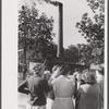 Pickets outside a textile mill in Greensboro, Greene County, Georgia.