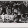 In a trailer camp in Childersburg, Alabama. Many workmen and their families living here are either waiting for job openings or already have jobs at the nearby powder plant.