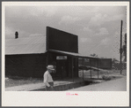The chamber of commerce and town hall in Childersburg, Alabama.