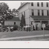 Filling out applications for employment at the Du Pont powder plant near Childersburg, at the employment office in Sylacauga, Alabama.