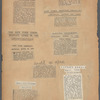 Press clippings relating to the Lenox Hill Players' 1926 season, including a halftone photograph of the stage production 'Tis Pity She's a Whore