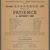 Handbill for the Savoy Opera Guild production of Patience at the Cherry Lane Theatre