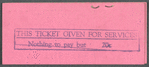 Ticket stub for performance of Paul Gilmore and Virginia Gilmore in the stage production This Thing Called Love at the 63rd Street Theatre