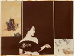 Three mounted photographs of unidentified personnel of the Living Theatre during the stage production R.U.R
