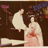 Three mounted photographs of unidentified personnel of the Living Theatre during the stage production R.U.R
