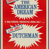 Poster for the Theater 1964 presentation of the stage productions The American Dream and Dutchman at the Cherry Lane Theatre