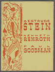 Fold-out program with border design by Robert Galster for the Living Theatre repertory of the stage productions Doctor Faustus Lights the Lights by Gertrude Stein, Beyond the Mountains by Kenneth Rexroth, and Faustina by Paul Goodman