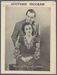 Cover of the souvenir program for the stage production The Bishop Misbehaves featuring Paul Gilmore and Virginia Gilmore