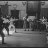 Unidentified people in rehearsal