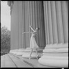 Diana Adams outdoors in costume for "Daphnis and Chloe"