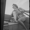 Unidentified person on a boat