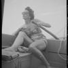 Unidentified person on a boat