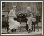 Rita Johnson and George M. Cohan in the stage production Fulton of Oak Falls