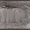 The village of Cardiff, Pennsylvania. In the foreground are the remains of an abandoned mine workings, dead for ten years. Near Force, Pennsylvania.