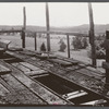 Top of a coal tipple overlooking farm country near Ellen Mills, Pennsylvania.
