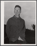 Mr. Ben Harris. He comes from Luzerne County, Pennsylvania. Has goats and sells goats milk. Does hardly any farming. Lives in the submarginal farm area of Rumsey Hill, near Erin, New York.