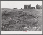 A dried up creek and old farmhouse near Townsend, New York.