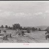 Farm buildings and landscape showing type of country in Sugar Hill, near Townsend, New York.