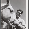 Mr. Thomas Festa, Italian FSA (Farm Security Administration) client with his horse on his farm two miles out of Newtown, Connecticut.