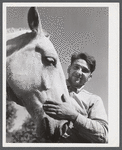 Mr. Thomas Festa, Italian FSA (Farm Security Administration) client with his horse on his farm two miles out of Newtown, Connecticut.