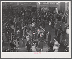 The evening program after the barrel rolling contest consisted of dancing in the street (plenty of jitterbugging). Presque Isle, Maine.