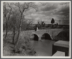 Old stone bridge at Bull Run Battlefield. Manassas, Virginia.