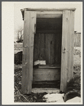 Privy near Rensselaer[ville], New York. Albany County, New York.