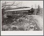 Old wooden bridge on the Passaconway Road near Bartlett, New Hampshire.