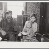 Family stricken by tuberculosis. Husband is working on wildlife project. Albany County, New York.