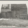 Abandoned barn on land optioned for a wild life area. Near Fall Brook, Pennsylvania.