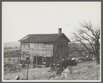 Farm to be abandoned on optioned land. Danby, New York.
