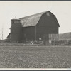 Barn and silo of farm optioned by Resettlement Administration near Madison, New York.