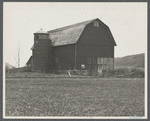 Barn and silo of farm optioned by Resettlement Administration near Madison, New York.