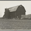 Barn and silo of farm optioned by Resettlement Administration near Madison, New York.