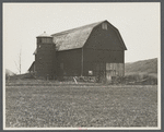 Barn and silo of farm optioned by Resettlement Administration near Madison, New York.