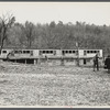 Henhouse of a poultry cooperative society near Stevensville [i.e. Swan Lake], New York.