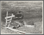 Debris near Rensselaerville, New York.