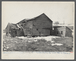 Ramshackle barn (housing for horse) on the King farm optioned for wildlife area. Near Rensselaerville, Albany County, New York.