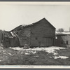 Ramshackle barn (housing for horse) on the King farm optioned for wildlife area. Near Rensselaerville, Albany County, New York.