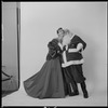 Unidentified models, one as Santa Claus