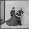 Unidentified models, one as Santa Claus