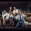 Alan Blumenfeld, Matthew Arkin, Anthony Cummings, Michael Countryman, J.K. Simmons, and Howard Hesseman in the touring company for Laughter on the 23rd Floor