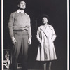 Ron Husmann and Eileen Herlie in the stage production All American