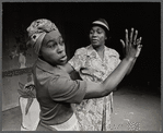 Frances Salisbury and Louise Stubbs in the stage production The Prodigal Sister