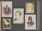 Photographs of prominent magicians, likely compiled by Joseph Dunninger