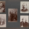 Photographs of prominent magicians, likely compiled by Joseph Dunninger