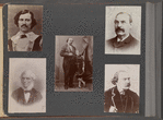 Photographs of prominent magicians, likely compiled by Joseph Dunninger