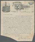 Omaha, Nebraska police certification of the escape of Harry Houdini
