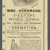 Program for Fast Day Week performance by Alexander Herrmann and Adelaide Herrmann